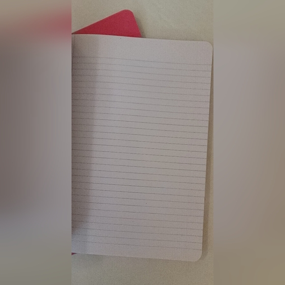 School supplies  2 pink holographic print notepads No Prob Llama composition - Picture 2 of 3